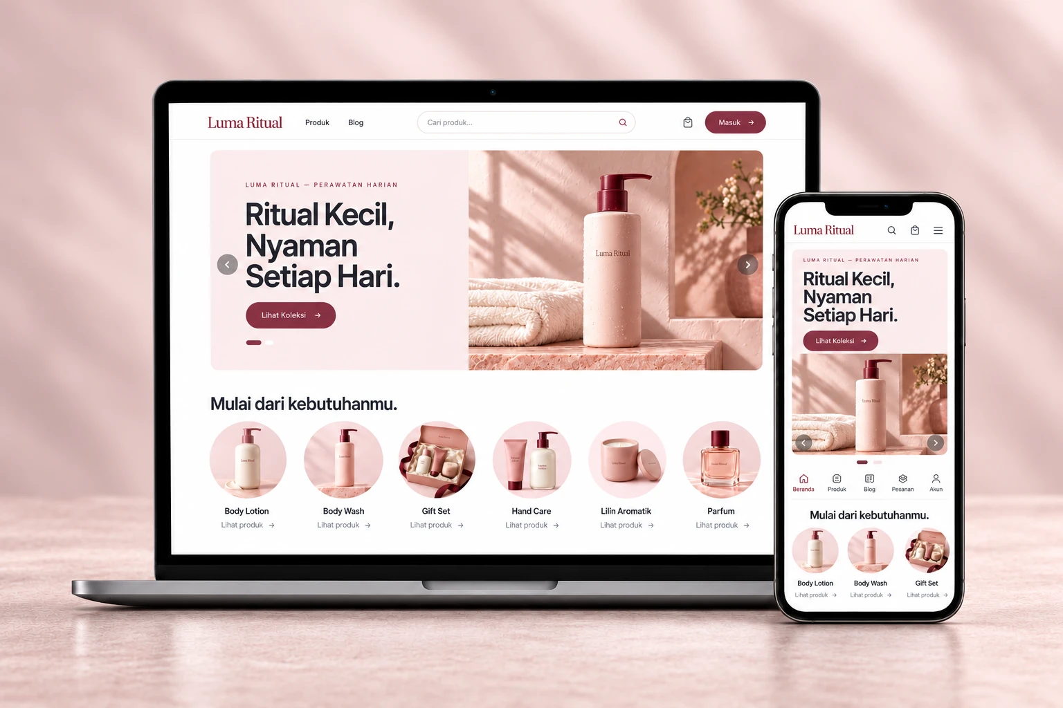 Luma Ritual — Studio Blush