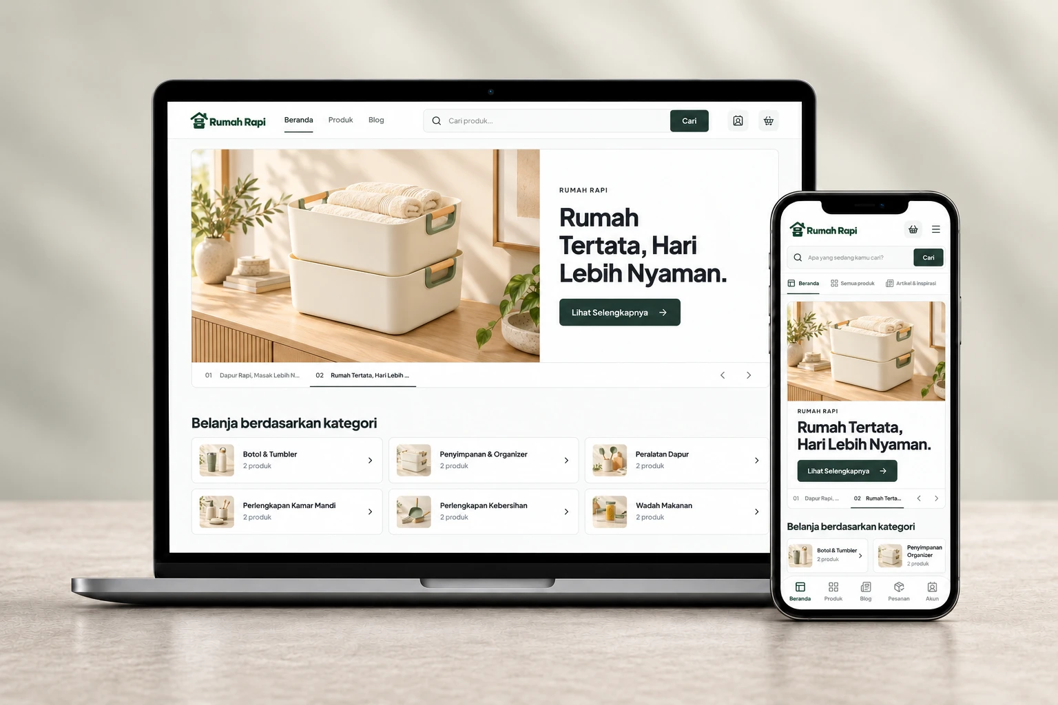 Rumah Rapi — Market