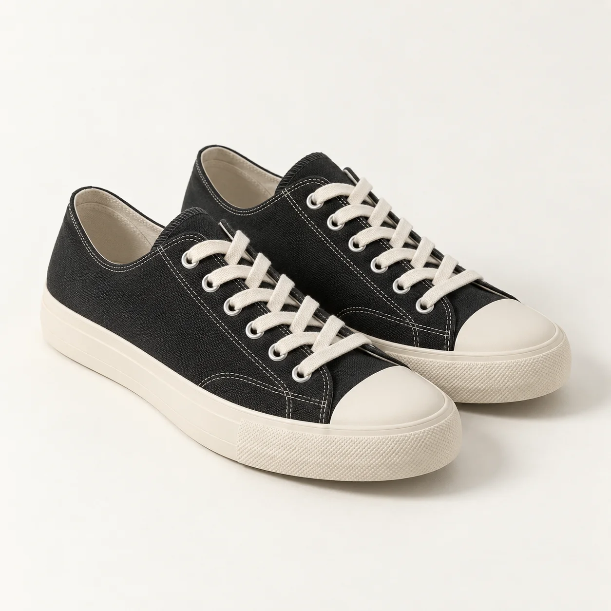 Canvas Low Charcoal