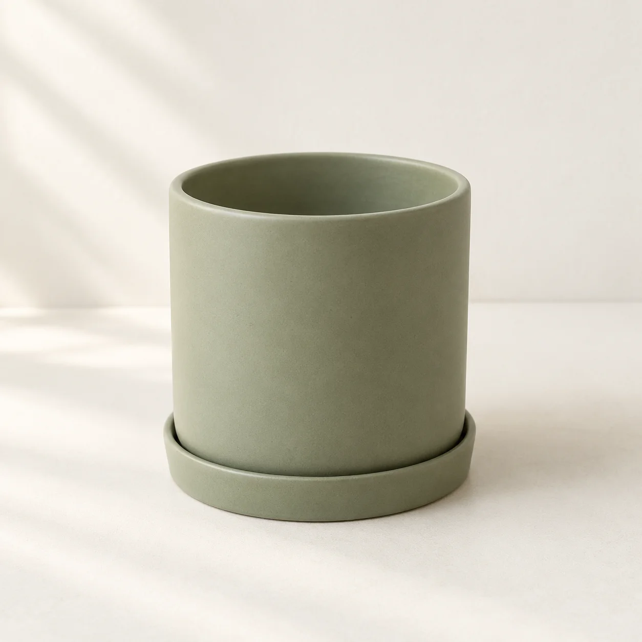 Pot Silinder Sage 15 cm