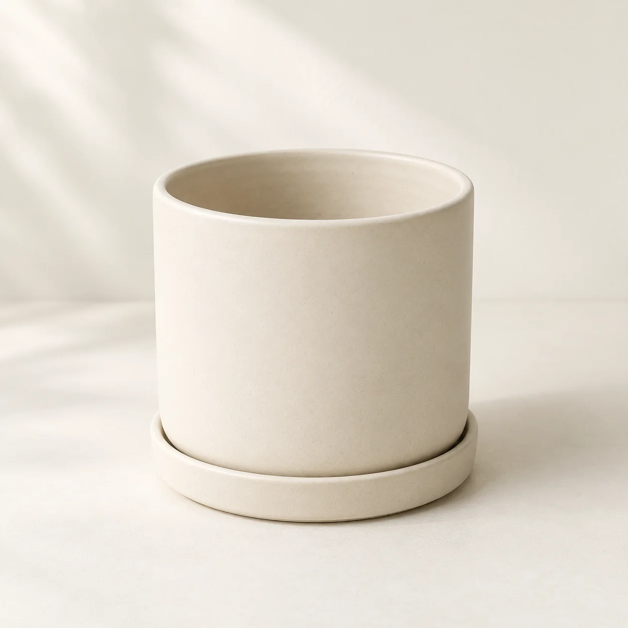Pot Silinder Ivory 12 cm