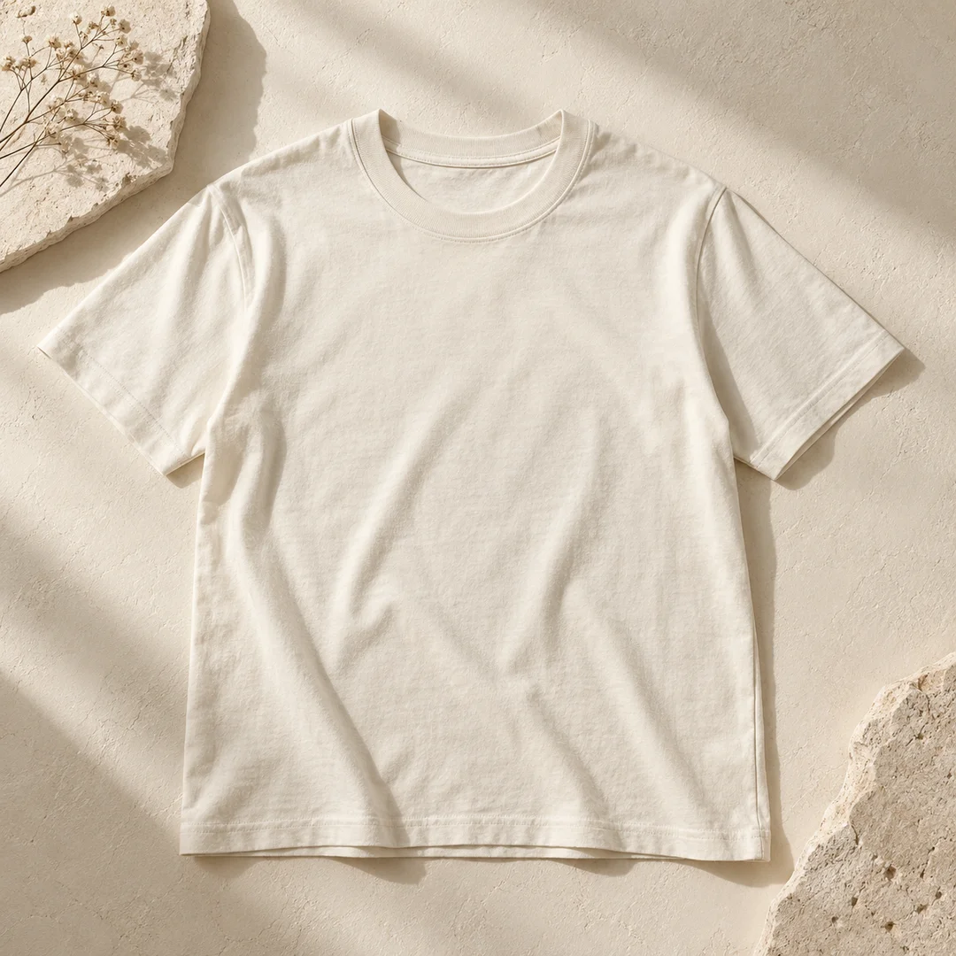 Everyday Cotton Tee — Ivory