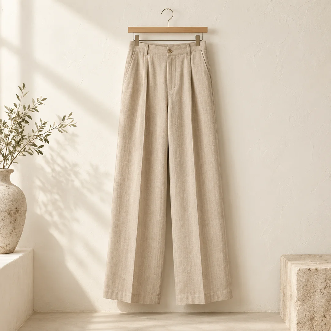 Aruna Wide-Leg Pants — Sand