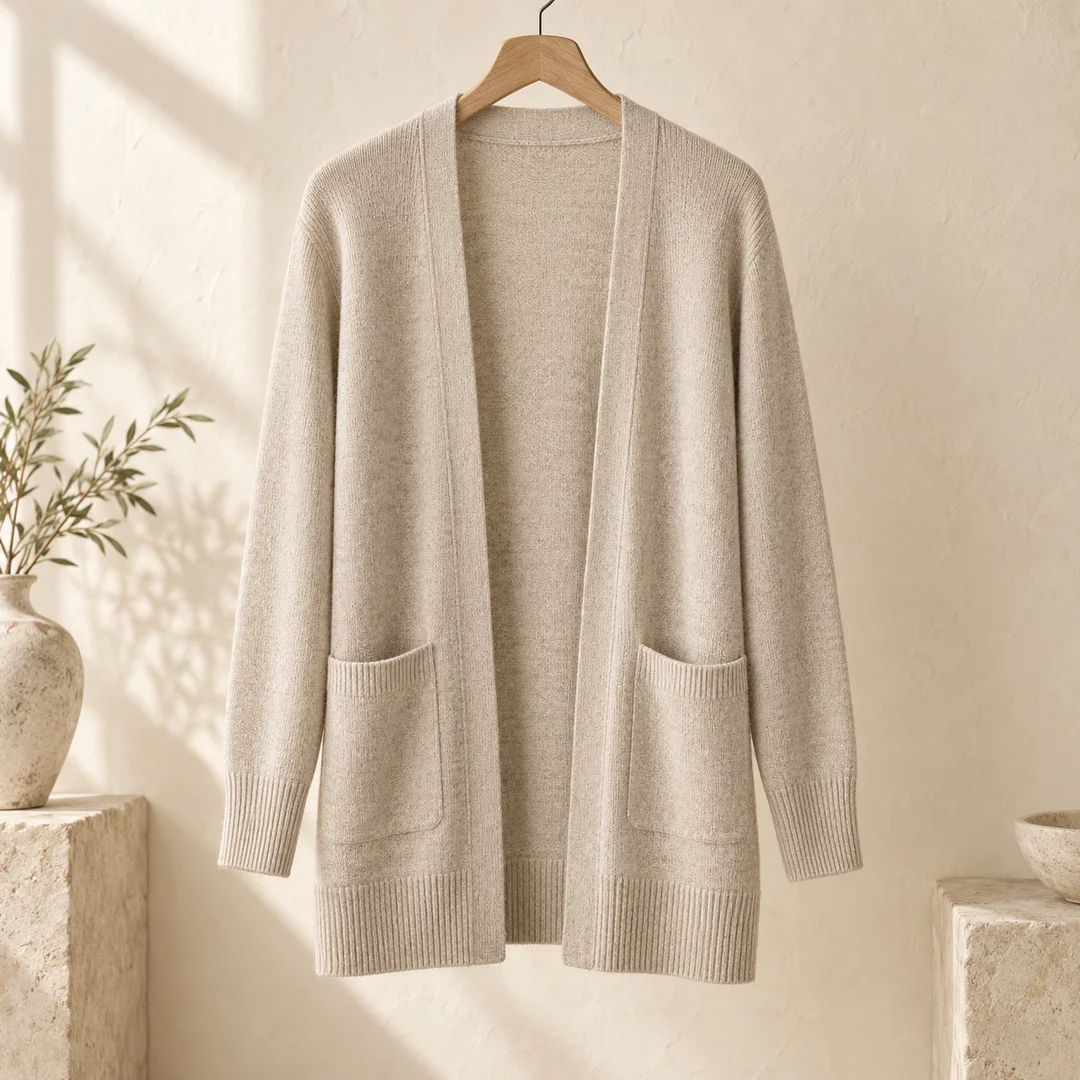 Awan Knit Cardigan — Oatmeal