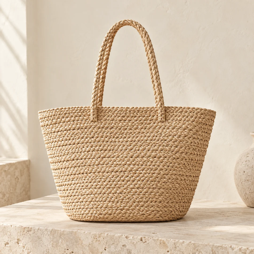 Rami Woven Tote — Natural